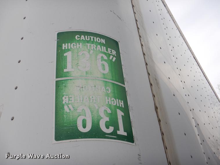 image for item DF1993 1987 Great Dane 7311TJW dry van trailer