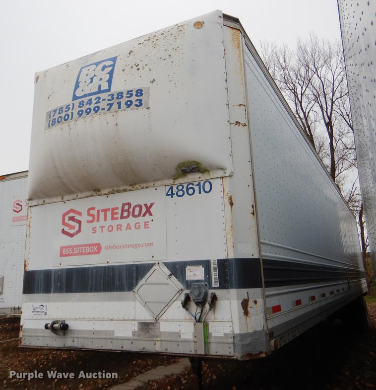 image for item DF1997 1986 Great Dane 744TL dry van trailer