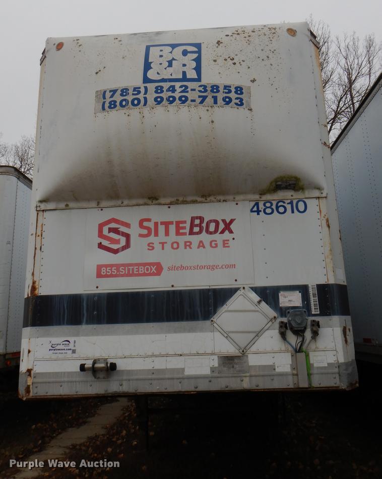 image for item DF1997 1986 Great Dane 744TL dry van trailer