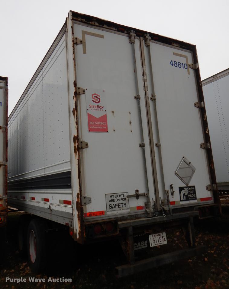 image for item DF1997 1986 Great Dane 744TL dry van trailer