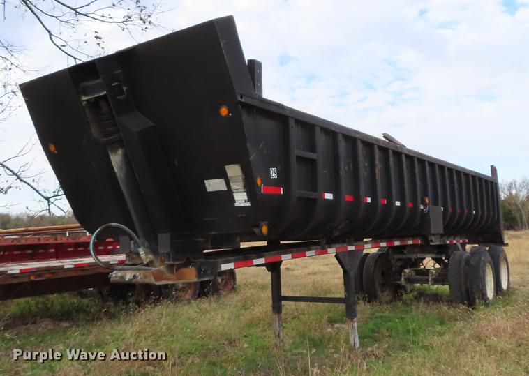 image for item DN9171 1985 Hobbs end dump trailer