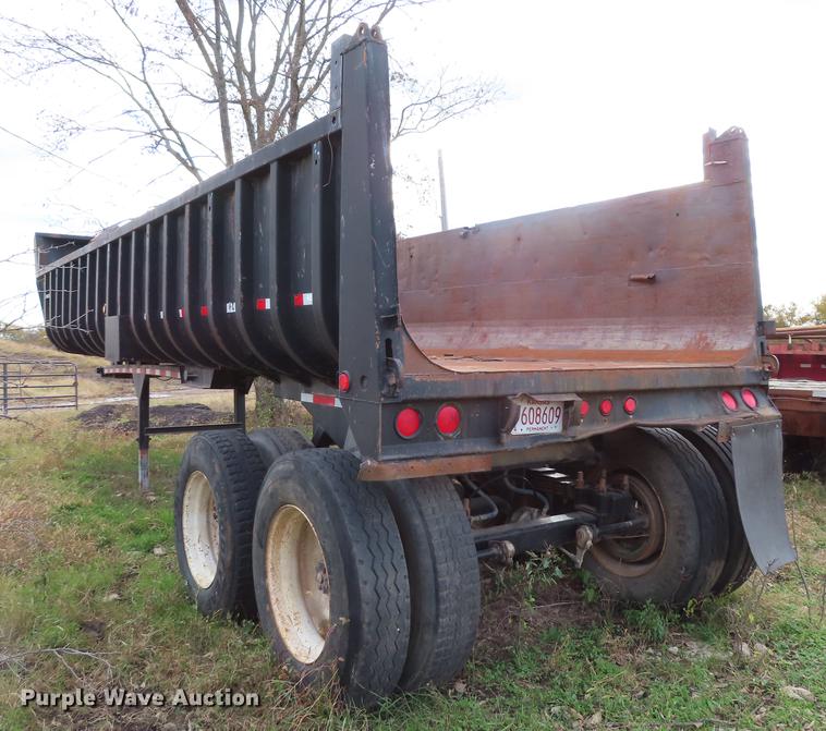 image for item DN9171 1985 Hobbs end dump trailer