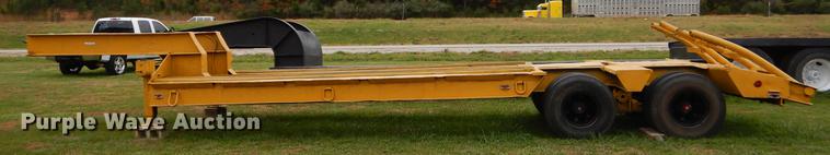 image for item EW9538 1985 shop built equipment trailer