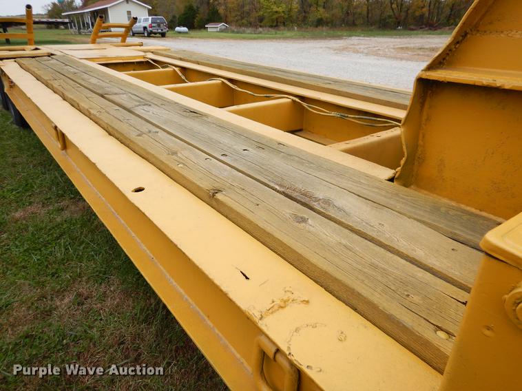 image for item EW9538 1985 shop built equipment trailer