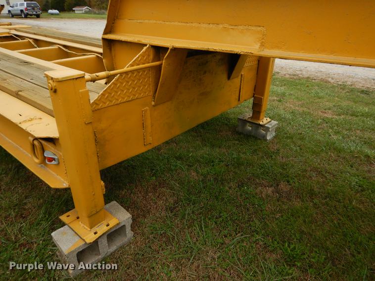 image for item EW9538 1985 shop built equipment trailer