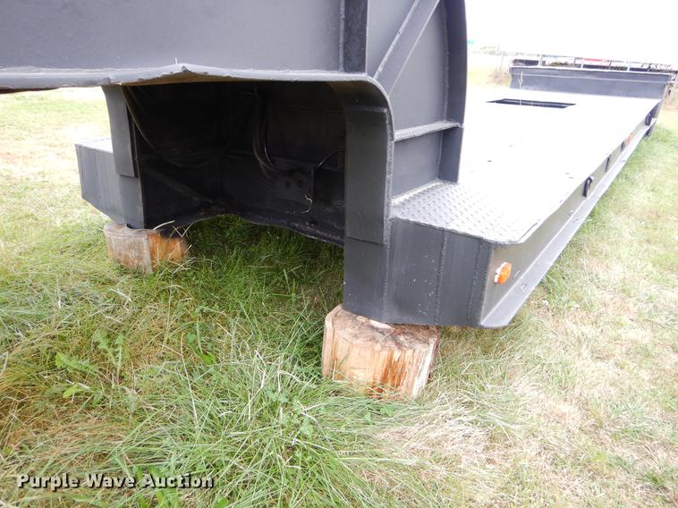 image for item EW9539 1971 shop built lowboy equipment trailer