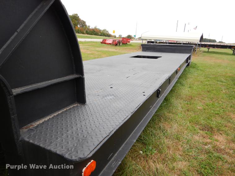 image for item EW9539 1971 shop built lowboy equipment trailer