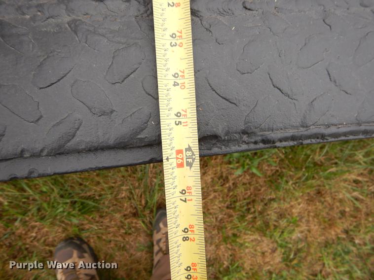 image for item EW9539 1971 shop built lowboy equipment trailer