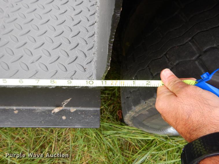 image for item EW9539 1971 shop built lowboy equipment trailer