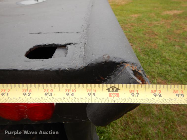 image for item EW9539 1971 shop built lowboy equipment trailer