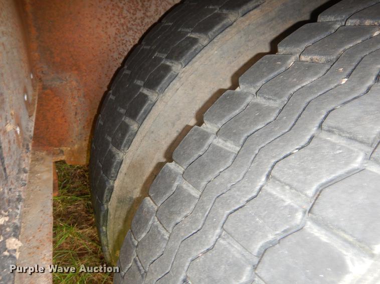 image for item EW9539 1971 shop built lowboy equipment trailer