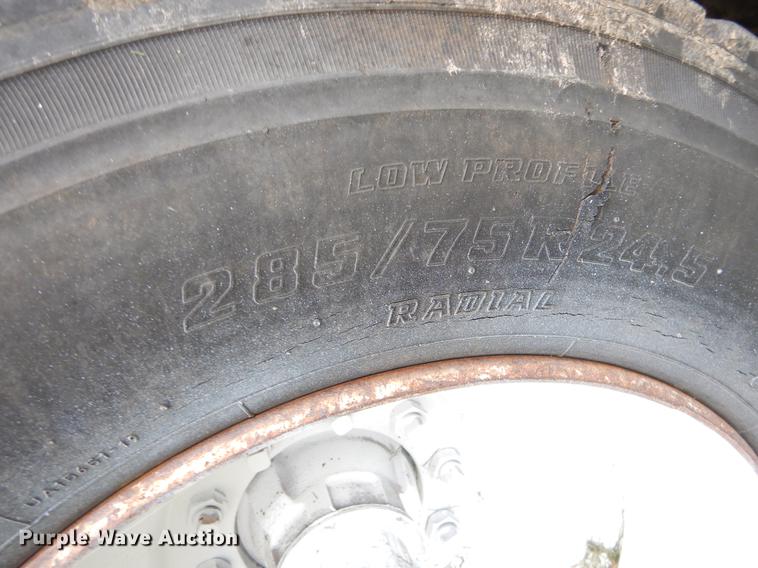 image for item EW9539 1971 shop built lowboy equipment trailer