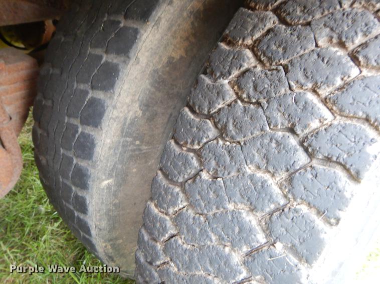 image for item EW9539 1971 shop built lowboy equipment trailer