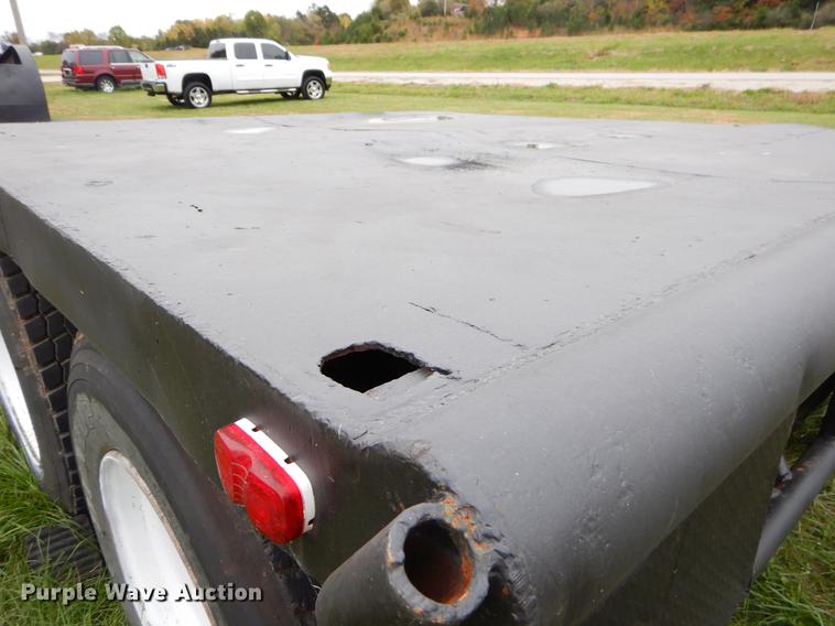 image for item EW9539 1971 shop built lowboy equipment trailer