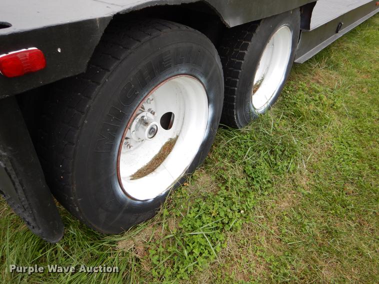 image for item EW9539 1971 shop built lowboy equipment trailer