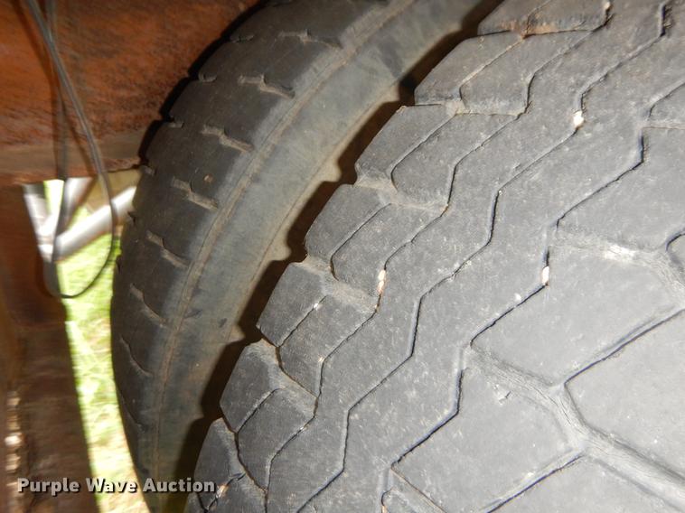 image for item EW9539 1971 shop built lowboy equipment trailer