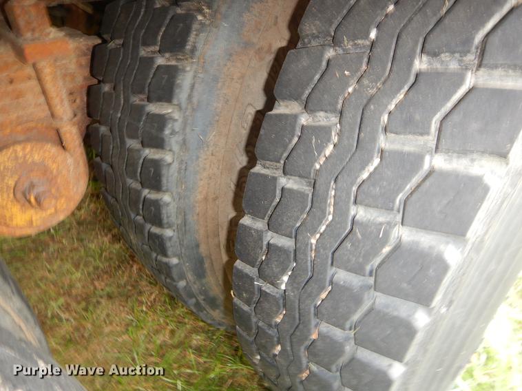 image for item EW9539 1971 shop built lowboy equipment trailer