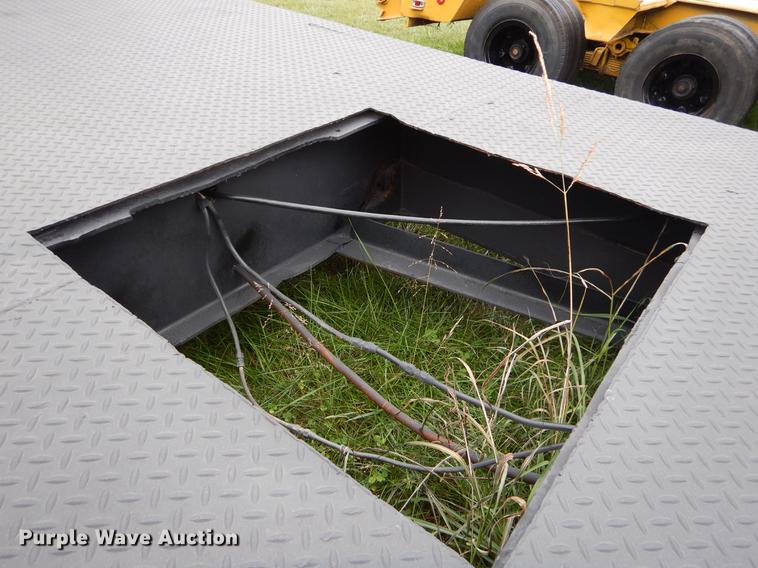 image for item EW9539 1971 shop built lowboy equipment trailer