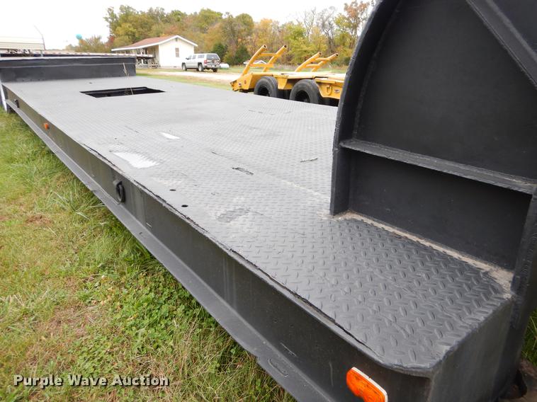 image for item EW9539 1971 shop built lowboy equipment trailer