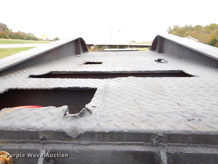 image for item EW9539 1971 shop built lowboy equipment trailer