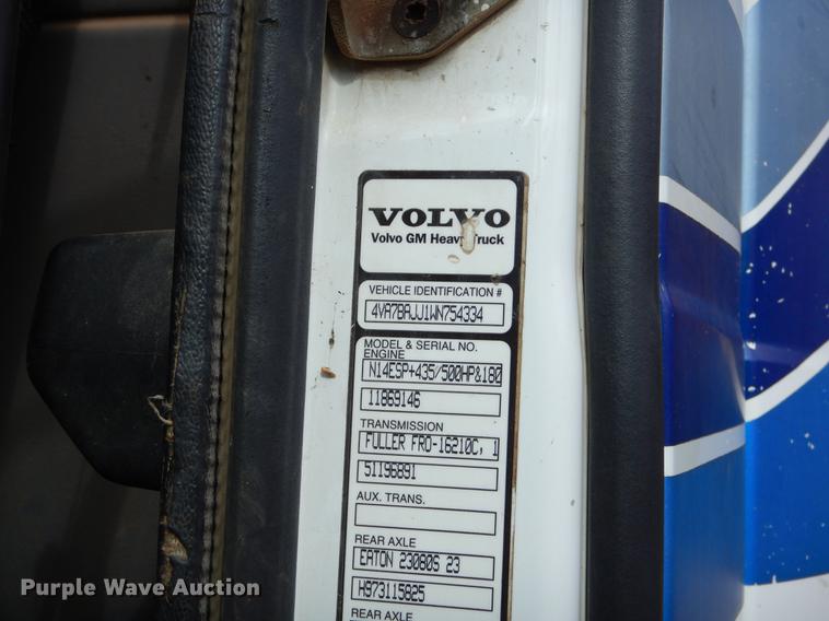 image for item EW9579 1998 Volvo VN semi truck