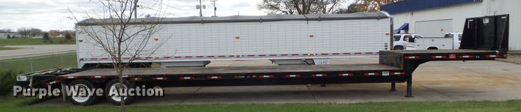 image for item L5715 2015 Neville drop deck equipment trailer