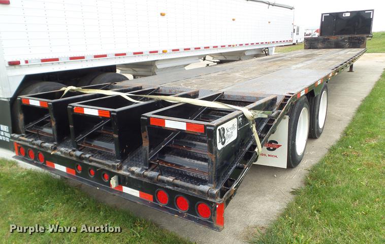 image for item L5715 2015 Neville drop deck equipment trailer
