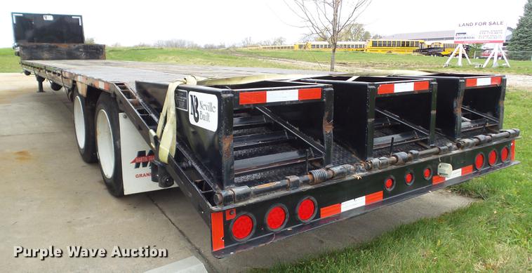 image for item L5715 2015 Neville drop deck equipment trailer