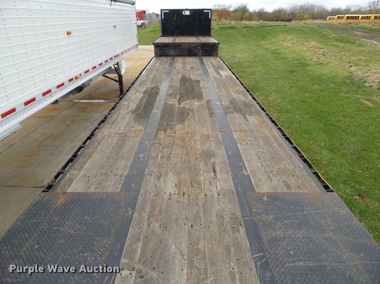 image for item L5715 2015 Neville drop deck equipment trailer