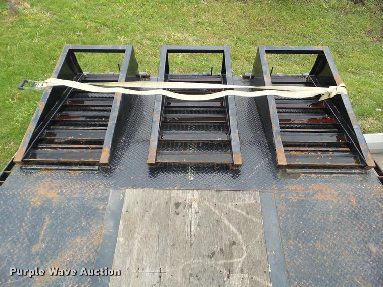 image for item L5715 2015 Neville drop deck equipment trailer