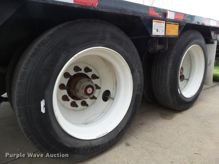 image for item L5715 2015 Neville drop deck equipment trailer