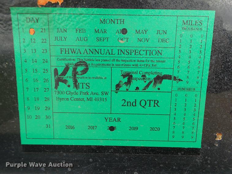 image for item L5715 2015 Neville drop deck equipment trailer