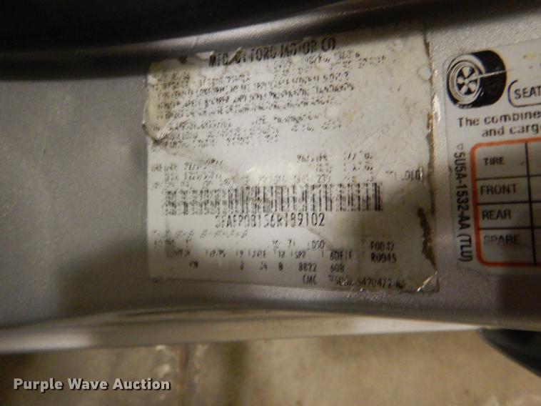 image for item DD8961 2006 Ford Fusion SEL