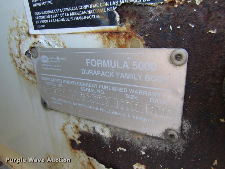 image for item DB2041 2004 Freightliner Columbia refuse truck