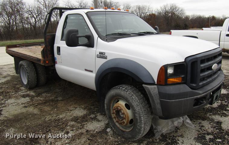 image for item DB2051 2006 Ford F550 flatbed truck