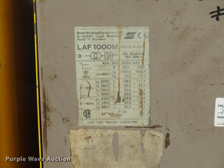 image for item DB2068 (4) Esab flux core welders