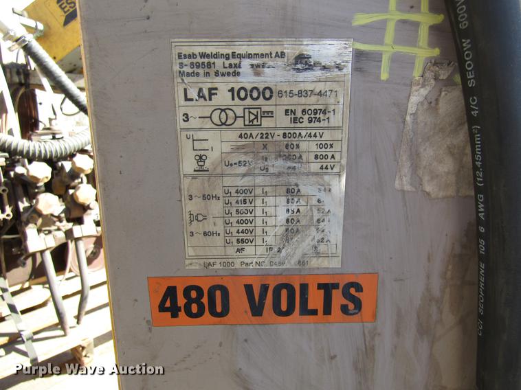 image for item DB2068 (4) Esab flux core welders