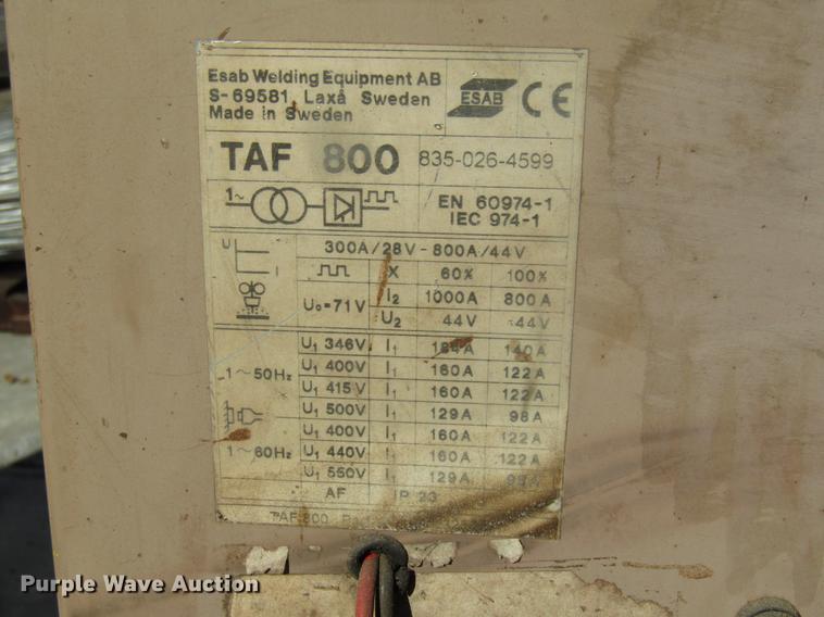 image for item DB2068 (4) Esab flux core welders