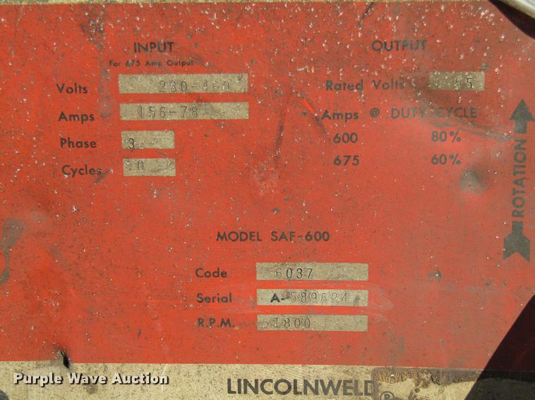 image for item DB2069 (2) Lincoln arc welders
