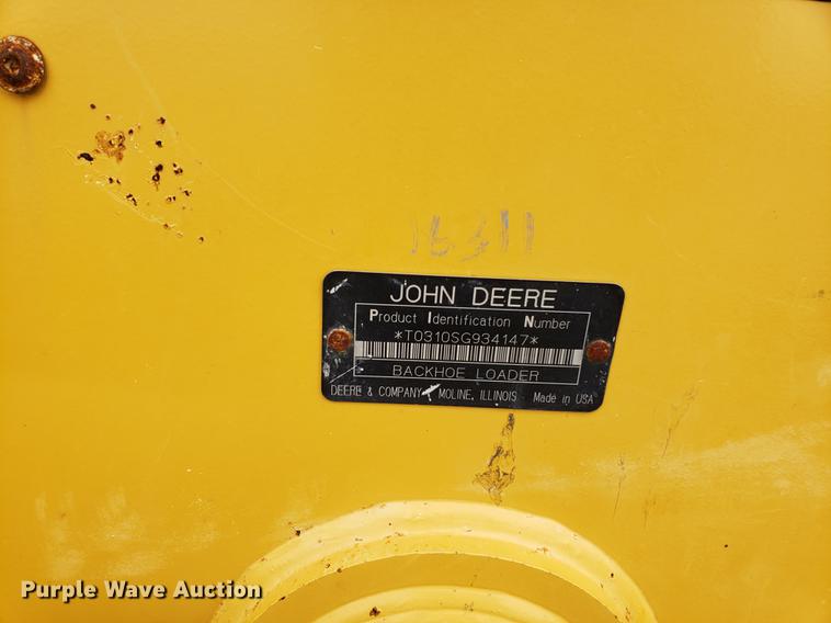 image for item DB9436 2004 John Deere 310SG backhoe