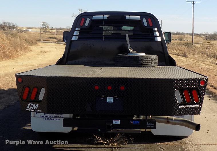 image for item DD3526 2017 Dodge Ram 5500 Crew Cab flatbed truck