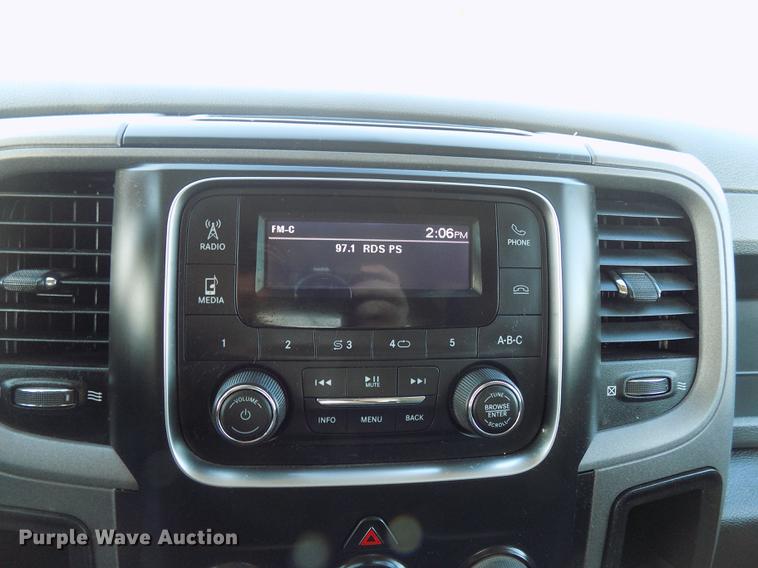 image for item DD3526 2017 Dodge Ram 5500 Crew Cab flatbed truck