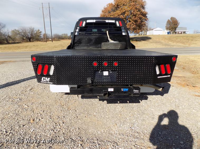 image for item DD3526 2017 Dodge Ram 5500 Crew Cab flatbed truck