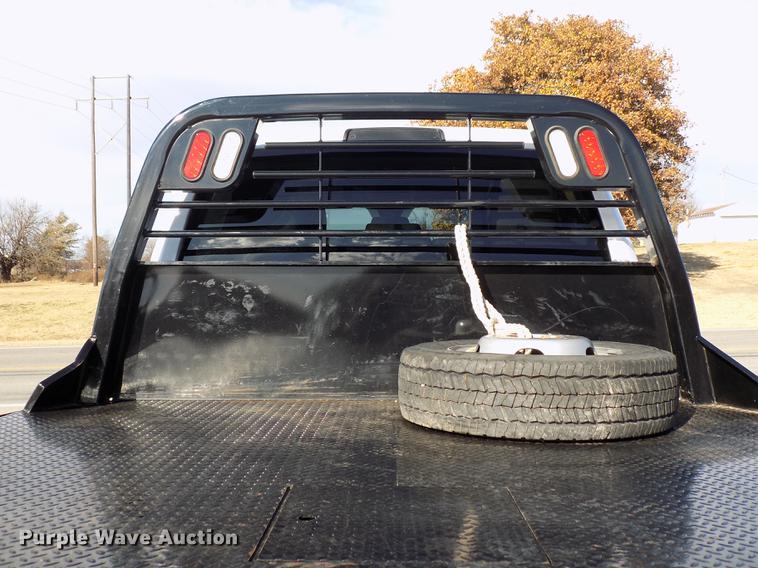 image for item DD3526 2017 Dodge Ram 5500 Crew Cab flatbed truck