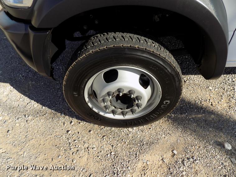 image for item DD3526 2017 Dodge Ram 5500 Crew Cab flatbed truck