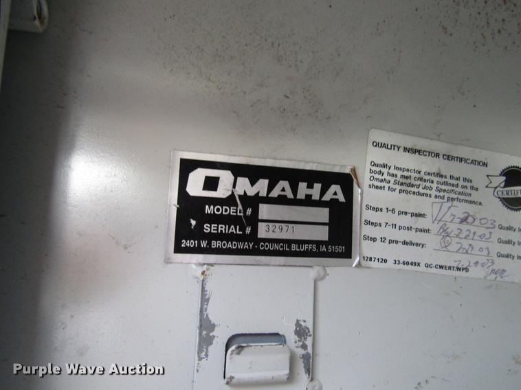 image for item DD3805 2003 Ford F250 Super Duty utility bed pickup truck