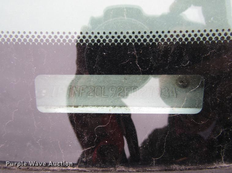 image for item DD3808 2002 Ford F250 Super Duty utility bed pickup truck