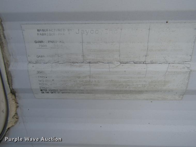 image for item DD3822 2004 Jayco 25RKS Jayflight camper