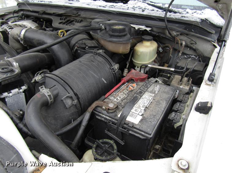 image for item DD3825 2007 Ford F350 Super Duty Crew Cab flatbed pickup truck