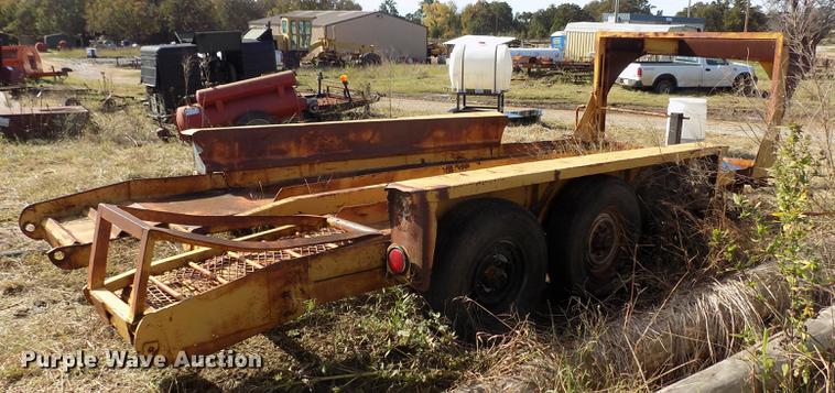 image for item DD5364 Shop built utility trailer